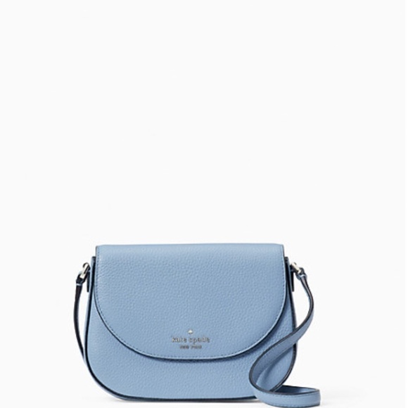 KATE Spade Leila Mini Flap Crossbody Bag | Morning Sky | NWT - Picture 1 of 4